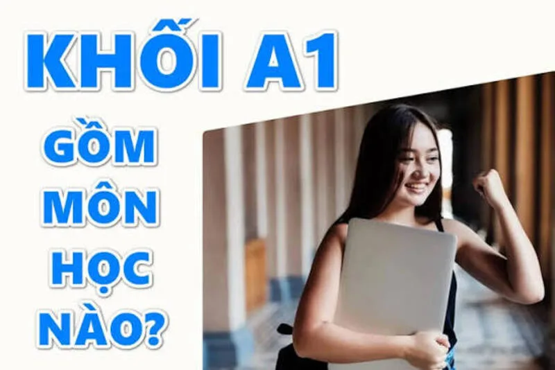 Khối A1 hay tổ hợp A01 gồm Toán, Vật lý và Tiếng Anh, phù hợp với học sinh có tư duy logic và nền tảng ngoại ngữ.