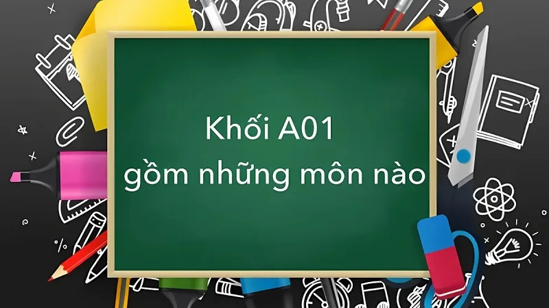 Tổ hợp A01 gồm những môn nào?